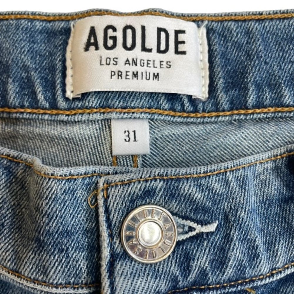 AGOLDE Men's Blade Distressed Skinny Jeans In Hitch Wash - Size 31 - Picture 8 of 11